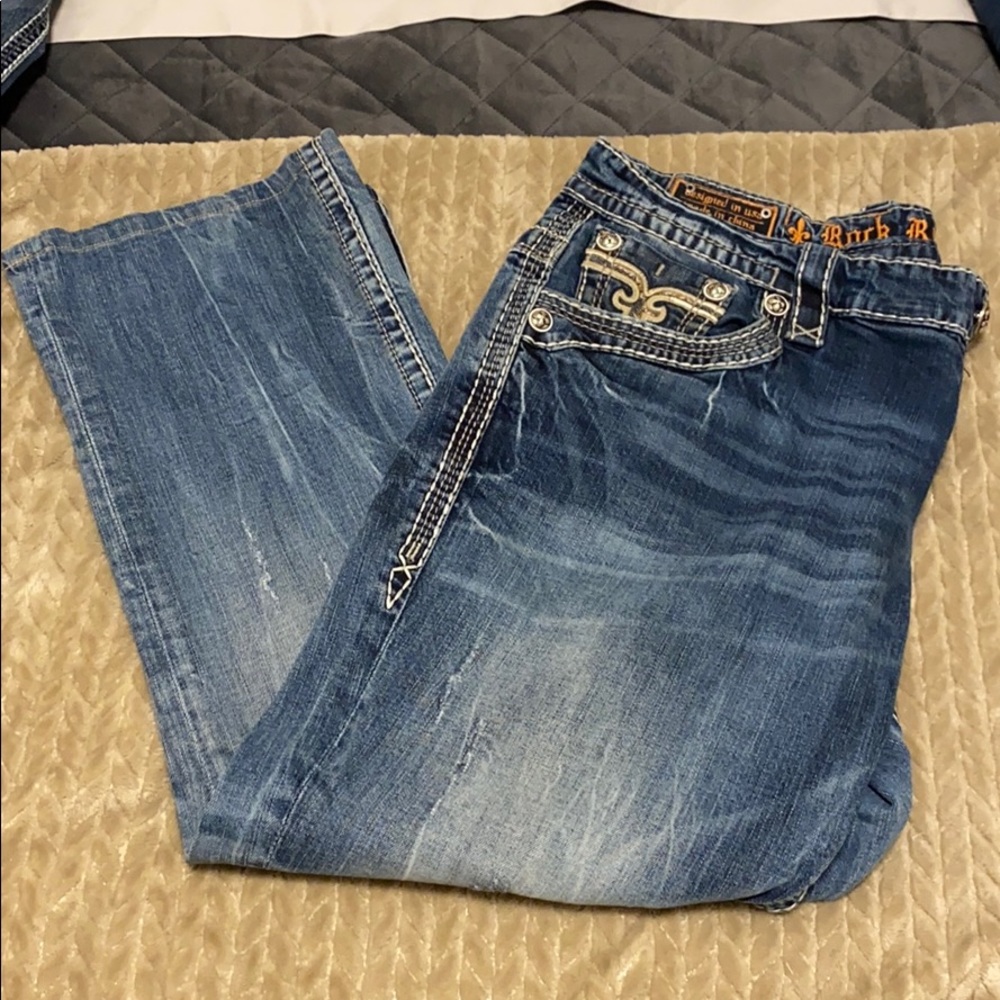 Men’s rock revival jeans size 38